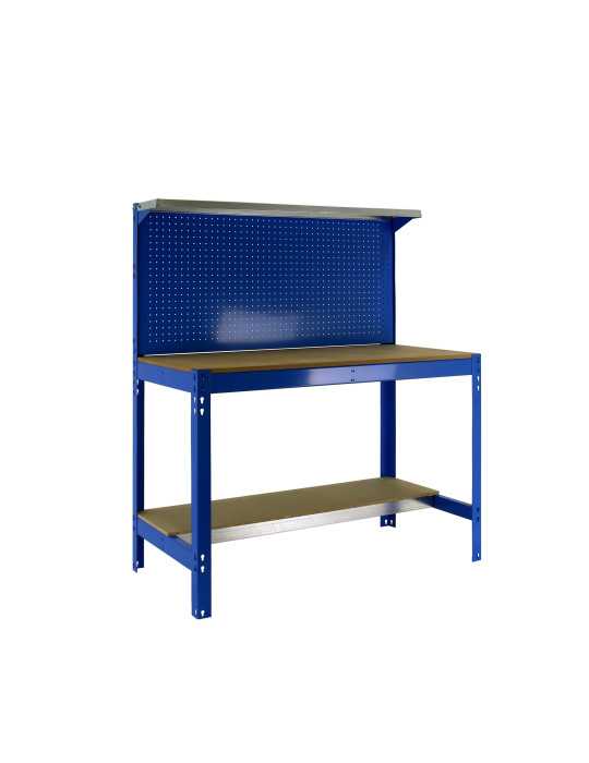Banco trabajo 1445x1210x610 SIMONWORK BT3 1200 AZUL/MADERA marca SIMONRACK