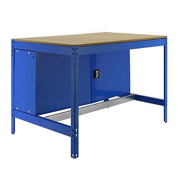 Banco trabajo 842x1210x760 SIMONWORK BT0 CABINET 1200 AZUL/MADERA marca SIMONRACK