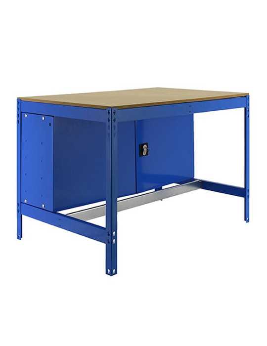Banco trabajo 842x1210x760 SIMONWORK BT0 CABINET 1200 AZUL/MADERA marca SIMONRACK