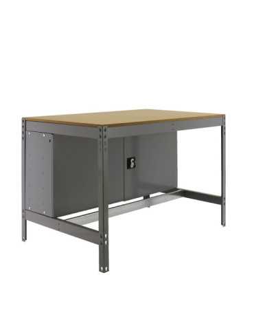 Banco trabajo 842x910x610 SIMONWORK BT0 CABINET 900 GRIS/MAD marca SIMONRACK 2
