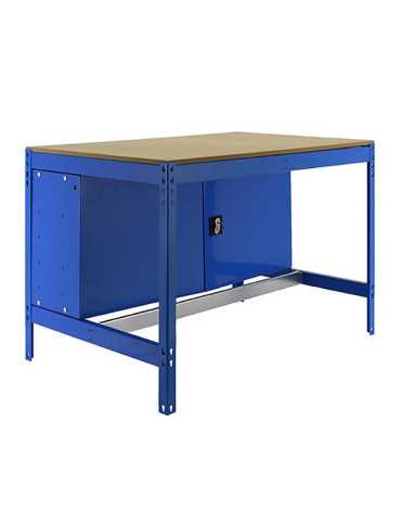 Banco trabajo 842x910x610 SIMONWORK BT0 CABINET 900 AZUL/MADERA marca SIMONRACK 2
