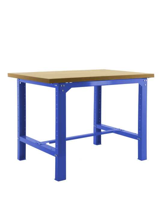 Banco trabajo 865x1800x750 SIMONWORK BT6 MDF 1800x750 AZUL/MADERA marca SIMONRACK