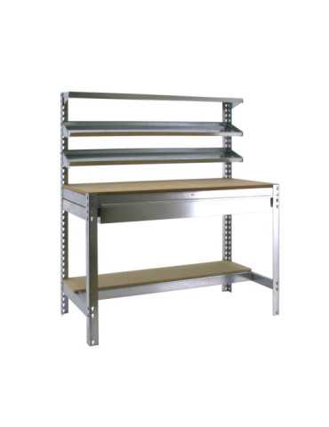 Banco trabajo 1445x1210x610 SIMONWORK BT1 BOX 1200 GALVA/MADERA marca SIMONRACK 2