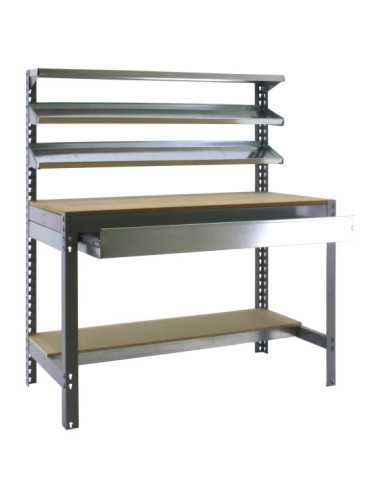 Banco trabajo 1445x1210x610 SIMONWORK BT1 BOX 1200 GRIS/MADERA marca SIMONRACK 2