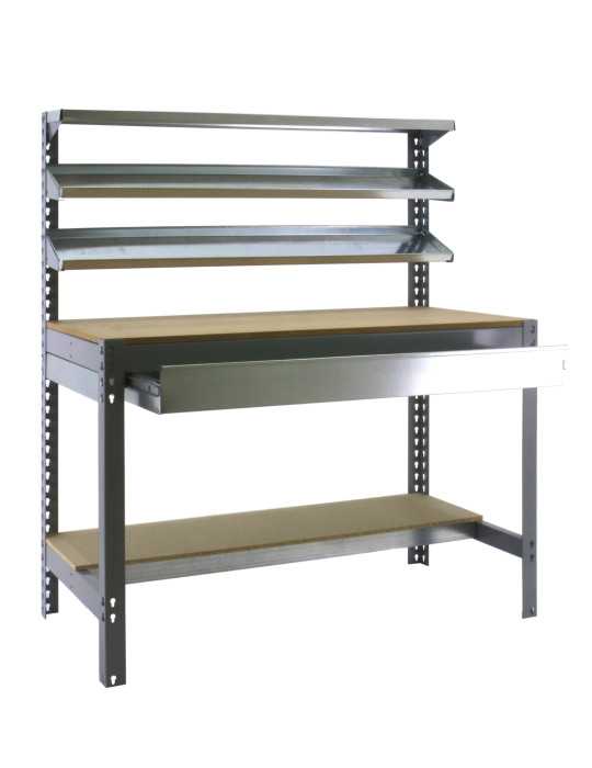 Banco trabajo 1445x1210x610 SIMONWORK BT1 BOX 1200 GRIS/MADERA marca SIMONRACK