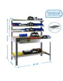 Banco trabajo 1445x910x610 SIMONWORK BT1 BOX 900 GRIS/MADERA marca SIMONRACK