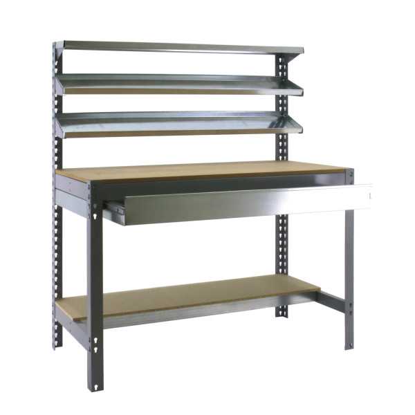 Banco trabajo 1445x910x610 SIMONWORK BT1 BOX 900 GRIS/MADERA marca SIMONRACK