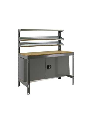 Banco trabajo 842x910x610 SIMONWORK BT1 CABINET 900 GRIS/MAD marca SIMONRACK 2