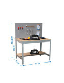 Banco trabajo 1445x910x610 SIMONWORK BT2 900 GRIS/MADERA marca SIMONRACK