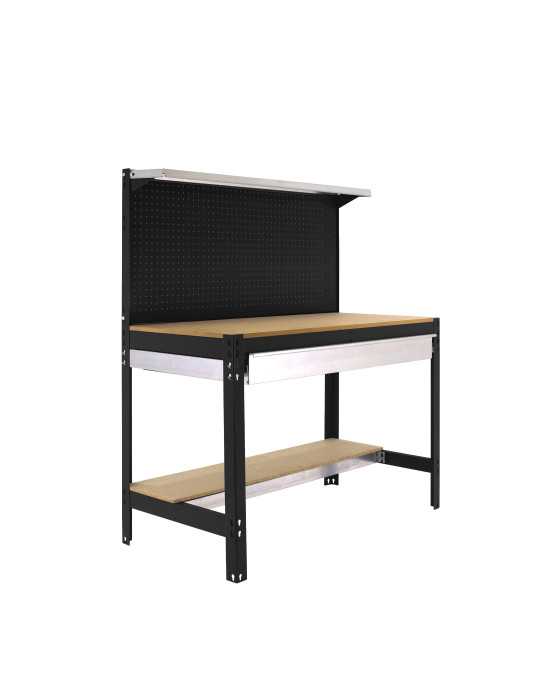 Banco trabajo 1445x1510x610 SIMONWORK BT3 BOX 1500 ANTRACITA/MADERA marca SIMONRACK