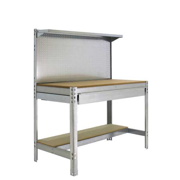 Banco trabajo 1445x910x610 SIMONWORK BT3 BOX 900 GALVA/MADERA marca SIMONRACK