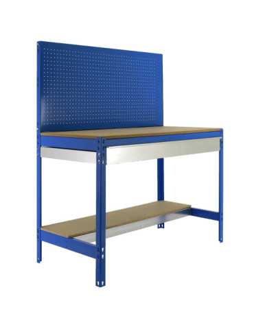 Banco trabajo 1445x1210x610 SIMONWORK BT2 BOX 1200 AZUL/MADERA marca SIMONRACK 2