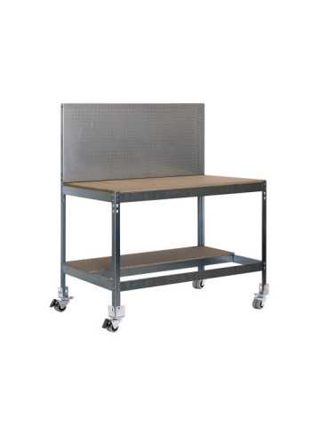 Banco trabajo 1520x910x610 SIMONWORK MOBILE BT2 BOX 900 GALVA/MADERA marca SIMONRACK 2