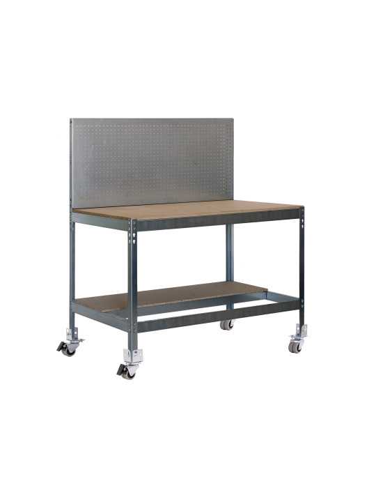 Banco trabajo 1520x910x610 SIMONWORK MOBILE BT2 BOX 900 GALVA/MADERA marca SIMONRACK