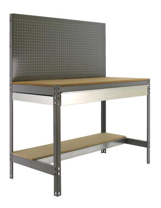 Banco trabajo 1445x1510x610 SIMONWORK BT2 BOX 1500 GRIS/MADERA marca SIMONRACK