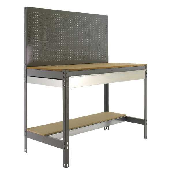 Banco trabajo 1445x910x610 SIMONWORK BT2 BOX 900 GRIS/MADERA marca SIMONRACK