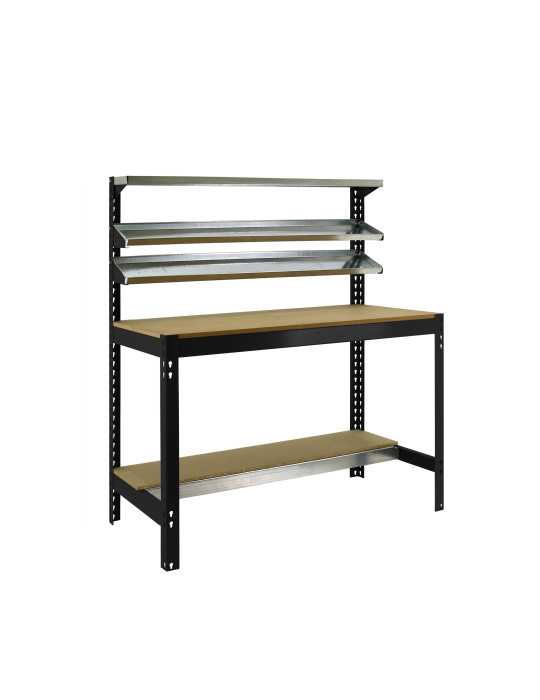 Banco trabajo 1445x1510x760 SIMONWORK BT1 1500 ANTRACITA/MADERA marca SIMONRACK