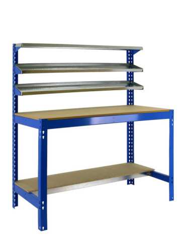 Banco trabajo 1445x1210x610 SIMONWORK BT1 1200 AZUL/MADERA marca SIMONRACK 2