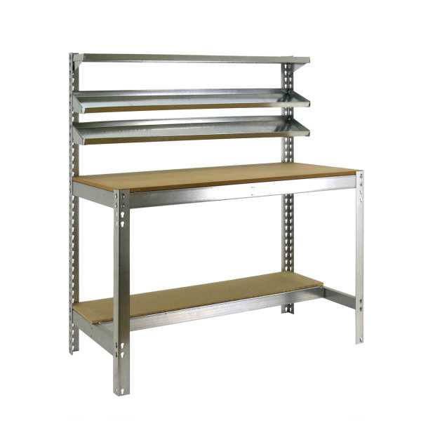 Banco trabajo 1445x910x610 SIMONWORK BT1 900 GALVA/MADERA marca SIMONRACK