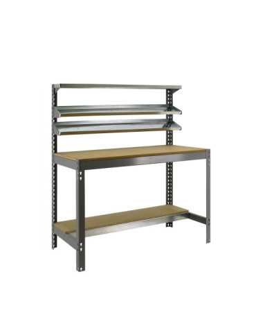 Banco trabajo 1445x1210x610 SIMONWORK BT1 1200 GRIS/MADERA marca SIMONRACK 2