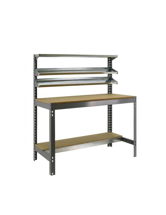 Banco trabajo 1445x1210x610 SIMONWORK BT1 1200 GRIS/MADERA marca SIMONRACK