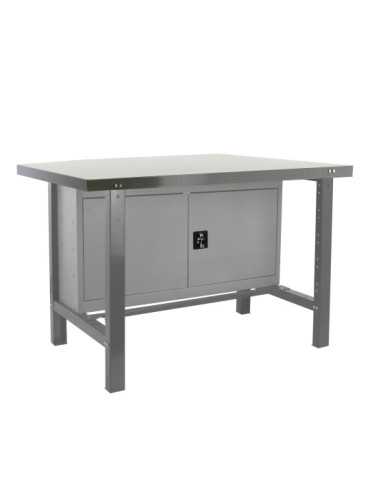 Banco trabajo 830x1500x730 SIMONWORK BT6 METAL CABINET 1500 GRIS marca SIMONRACK 2