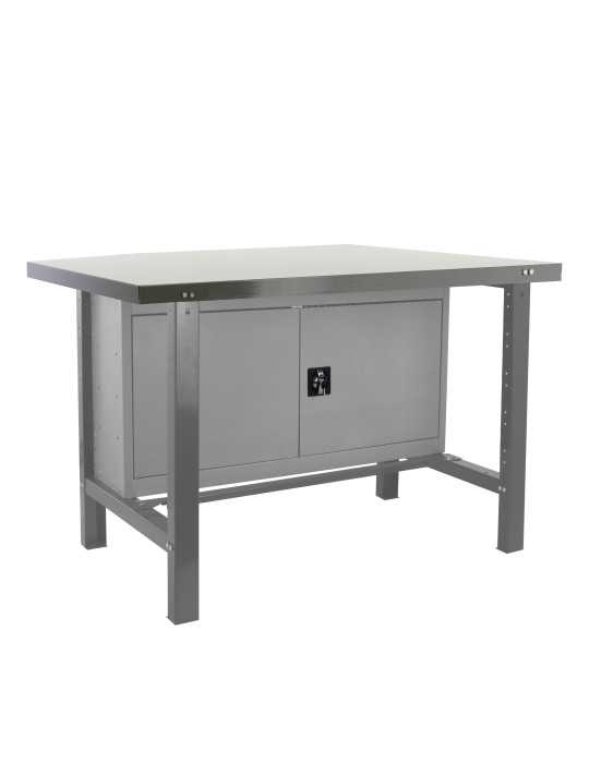 Banco trabajo 830x1800x730 SIMONWORK BT6 METAL CABINET 1800 GRIS marca SIMONRACK