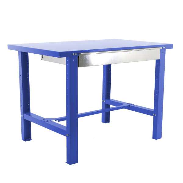Banco trabajo 830x1500x730 SIMONWORK BT6 METAL 1BOX 1500x735 AZUL marca SIMONRACK