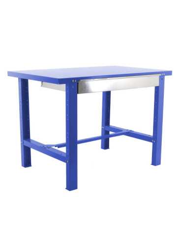Banco trabajo 830x1800x730 SIMONWORK BT6 METAL 1BOX 1800x735 AZUL marca SIMONRACK 2