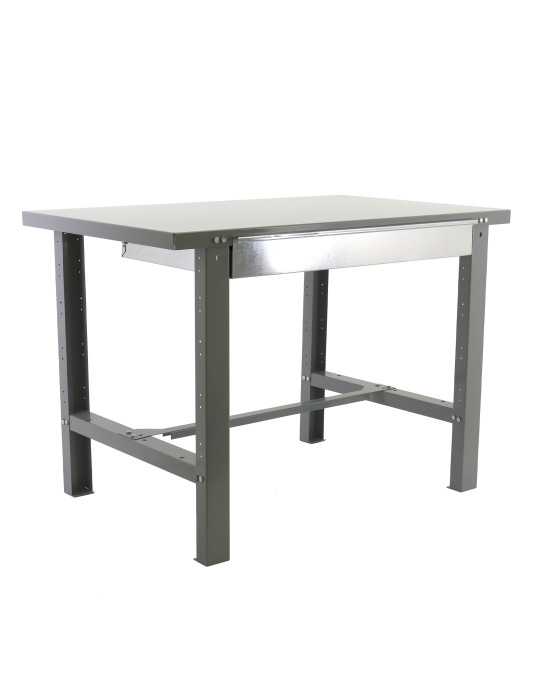 Banco trabajo 830x1800x730 SIMONWORK BT6 METAL 1BOX 1800x735 GRIS marca SIMONRACK