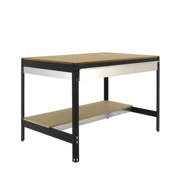 Banco trabajo 842x910x610 SIMONWORK BT0 BOX 900 ANTRACITA/MADERA marca SIMONRACK