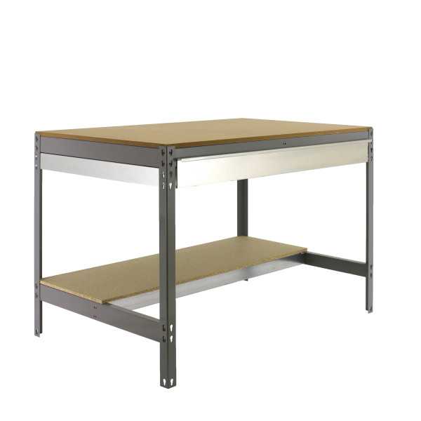 Banco trabajo 842x1510x760 SIMONWORK BT0 BOX 1500 GRIS/MADERA marca SIMONRACK