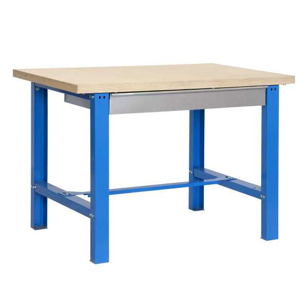 Banco trabajo 865x1500x750 SIMONWORK BT6 MDF 1BOX 1500x750 AZUL/MADERA marca SIMONRACK