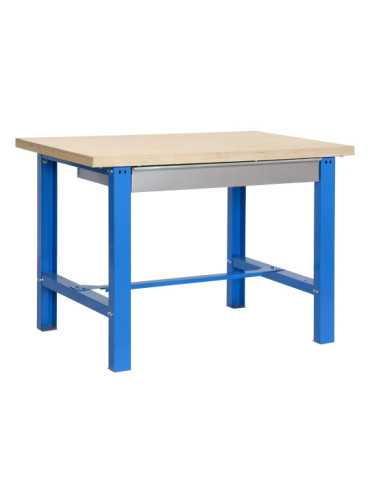 Banco trabajo 865x1800x750 SIMONWORK BT6 MDF 1BOX 1800x750 AZUL/MADERA marca SIMONRACK 2