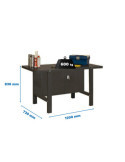 Banco trabajo 830x1200x730 SIMONWORK BT6 METAL CABINET 1200 ANTRACITA marca SIMONRACK