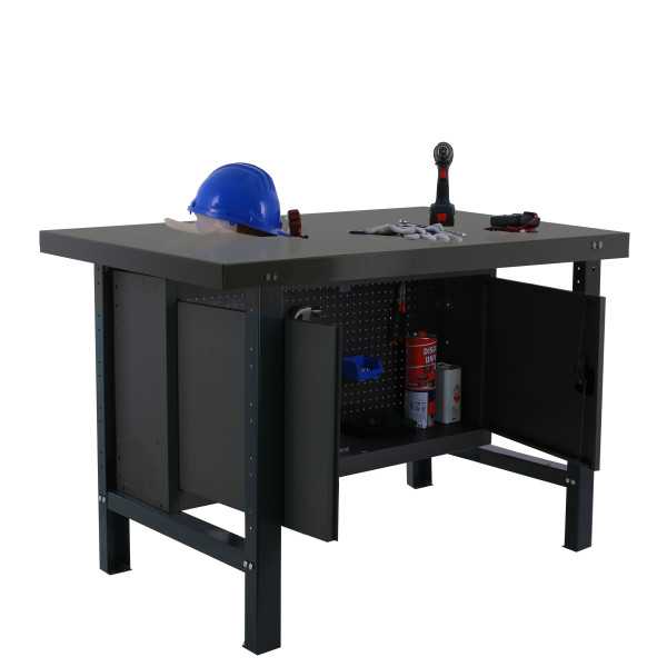 Banco trabajo 830x1800x730 SIMONWORK BT6 METAL CABINET 1800 ANTRACITA marca SIMONRACK