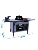 Banco trabajo 830x1800x730 SIMONWORK BT6 PRO METAL 1BOX 1800 ANTRACITA marca SIMONRACK