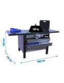 Banco trabajo 830x1800x730 SIMONWORK BT6 PRO METAL 5BOX 1800 ANTRACITA marca SIMONRACK