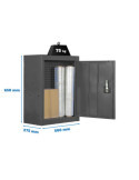 Banco trabajo 650x500x275 CABINET TOOLS DISM. 650x500mm ANTRACITA marca SIMONRACK