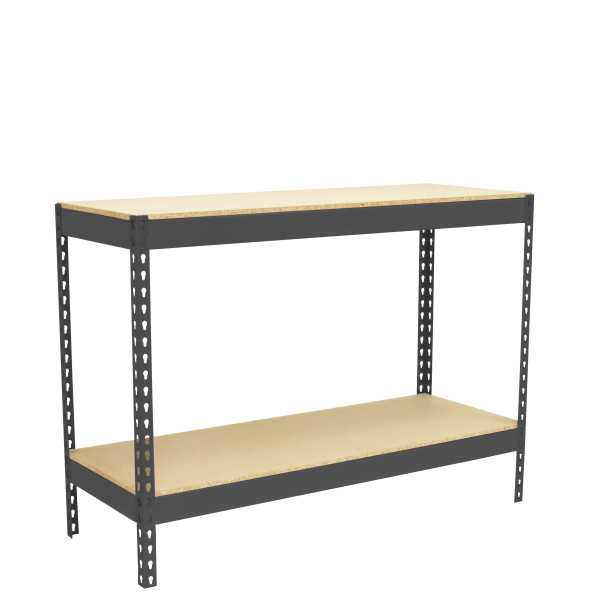 Banco trabajo 900x1200x900 SIMONWORK BASIC 2 901290-2 ANTRACITA/MADERA marca SIMONRACK
