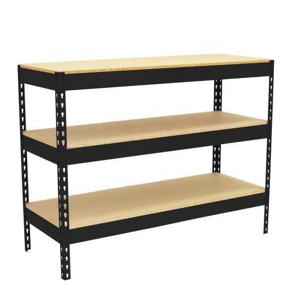 Banco trabajo 900x1200x600 SIMONWORK BASIC 3 901260-3 ANTRACITA/MADERA marca SIMONRACK