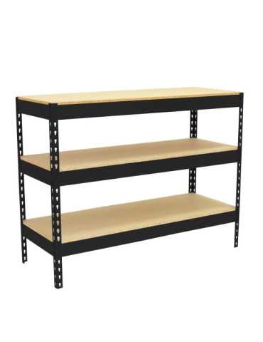 Banco trabajo 900x2100x900 SIMONWORK BASIC 3 902190-3 ANTRACITA/MADERA marca SIMONRACK