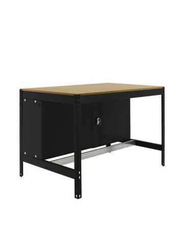 Banco trabajo 842x910x610 SIMONWORK BT0 CABINET 900 ANTRACITA/MADERA marca SIMONRACK 2
