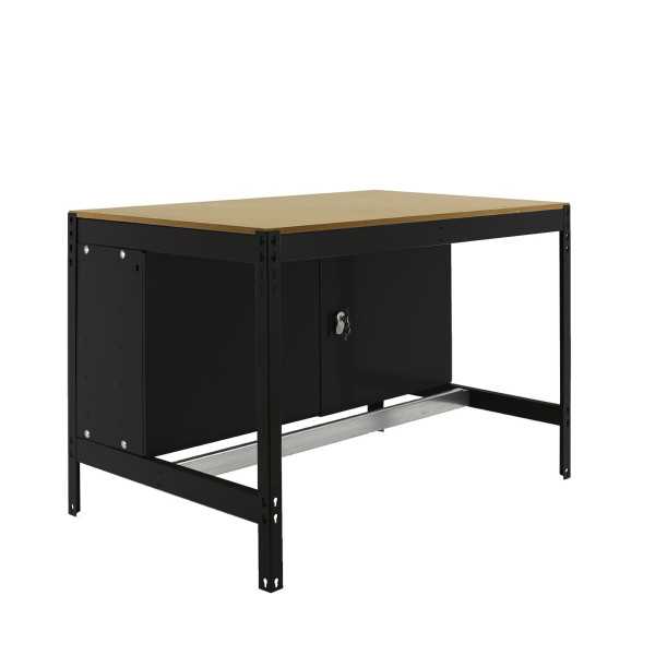 Banco trabajo 842x910x610 SIMONWORK BT0 CABINET 900 ANTRACITA/MADERA marca SIMONRACK