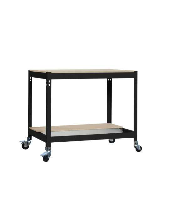 Banco trabajo 917x910x610 SIMONWORK MOBILE BT0 900 ANTRACITA/MADERA marca SIMONRACK