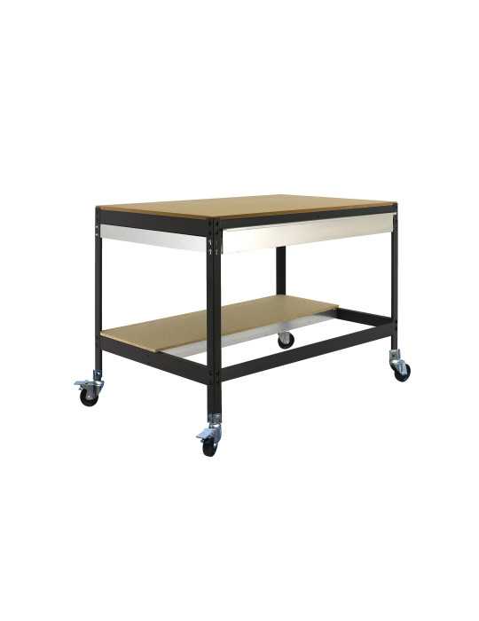Banco trabajo 917x910x610 SIMONWORK MOBILE BT0 BOX 900 ANTRACITA/MADERA marca SIMONRACK