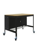 Banco trabajo 917x1210x760 SIMONWORK MOBILE BT0 CABINET 1200 ANTRACITA/MADERA marca SIMONRACK