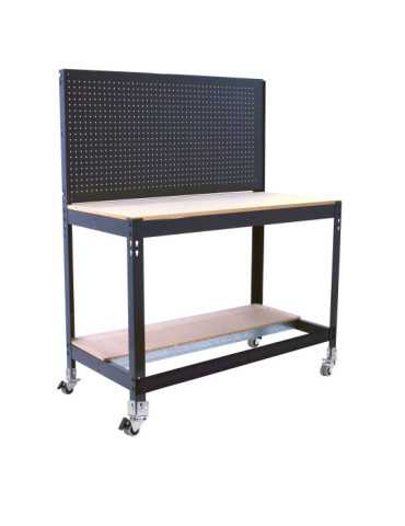Banco trabajo 1520x1210x610 SIMONWORK MOBILE BT2 1200 ANTRACITA/MADERA marca SIMONRACK