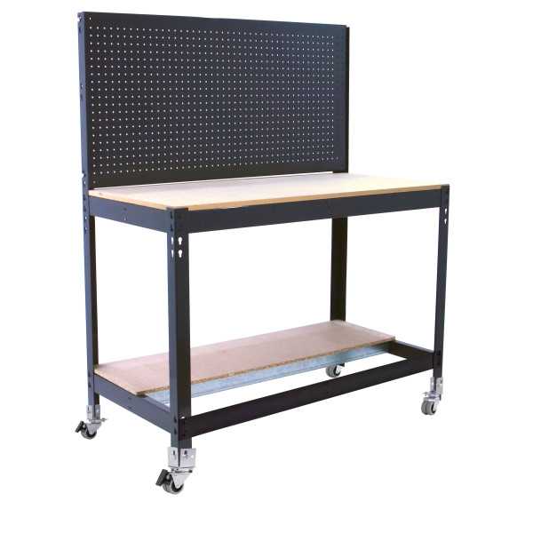 Banco trabajo 1520x1210x610 SIMONWORK MOBILE BT2 1200 ANTRACITA/MADERA marca SIMONRACK