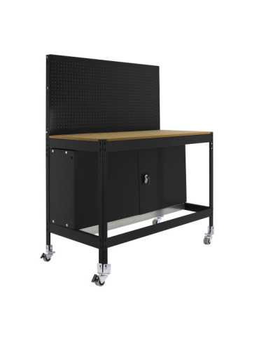 Banco trabajo 1520x1210x610 SIMONWORK MOBILE BT2 CABINET 1200 ANTRACITA/MADERA marca SIMONRACK